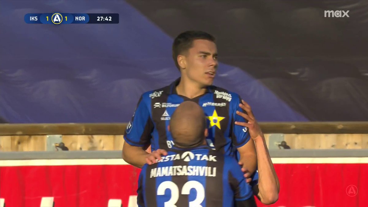 Sirius kvitterar! Leo Walta sätter dit 1-1 för hemmalaget! 🔵⚫ 📲 Se matchen på Max