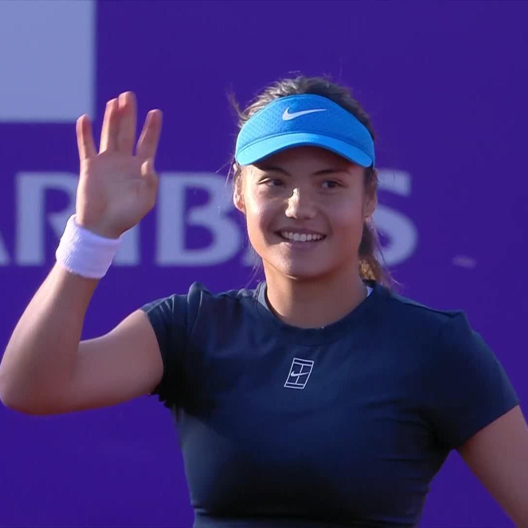 Locks in her first career win over Kasatkina 👊 Emma Raducanu was in the zone in her Internationaux de Strasbourg debut with a straight sets win!