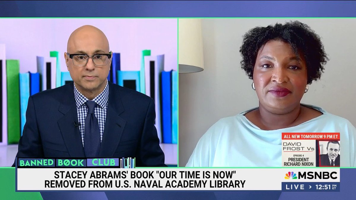 They banned my book Our Time Is Now from the U.S. Naval Academy because it speaks the truth about democracy and identity. You only ban books when you’re afraid of the ideas inside.
