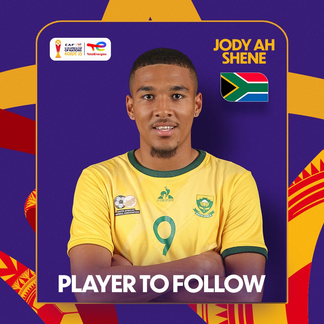A glimpse of the future. 🌟 Jody Ah shene’s performances turned heads, and he’s just getting started. 🇿🇦 @Football2gether | #TotalEnergiesAFCONU20