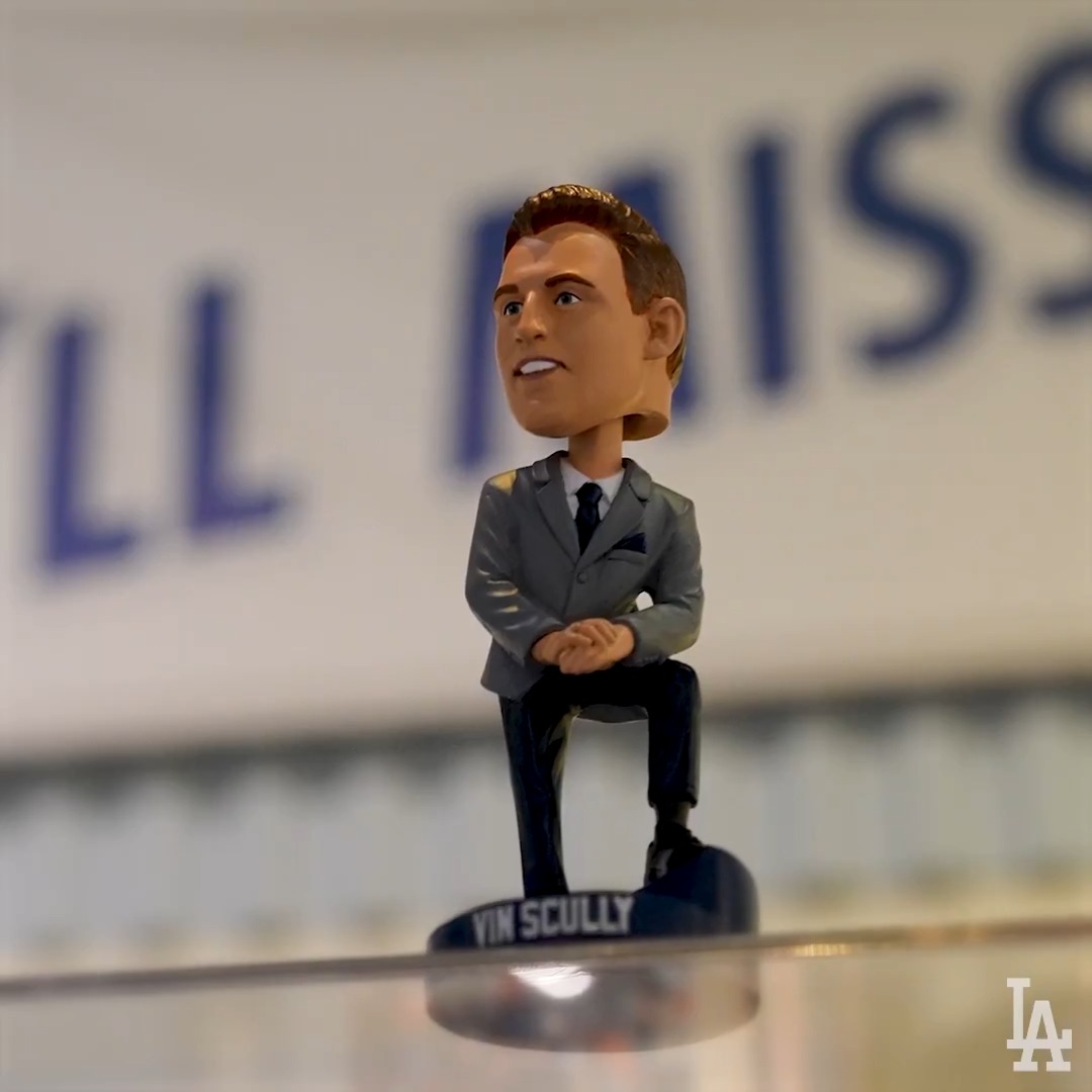 "But I know in my heart that I've always needed you more than you've ever needed me." Tonight, we celebrate Vin Scully Bobblehead Night. Get your tickets now at