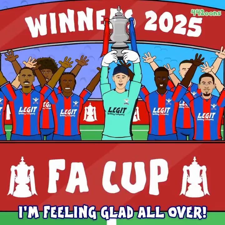 Crystal Palace win the FA Cup🏆