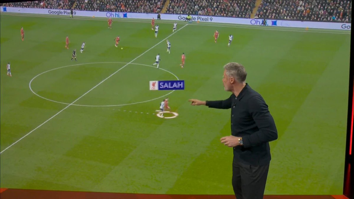 Arne Slot’s underlapping fullbacks! #MNF 📊 #BHALIV ⚽️