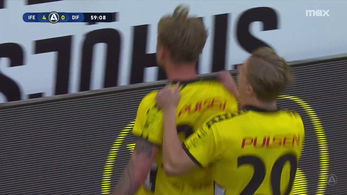 4-0 till Elfsborg hemma mot Djurgården! Hattrick signerat Frederik Ihler 🟡⚫ 📲 Se Allsvenskan på Max