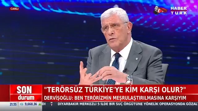 "Terörsüz Türkiye" sürecini nasıl okuyor? #ÖzelRöportaj'da İYİ Parti Genel Başkanı Müsavat Dervişoğlu: "Ben meseleye çok geniş bakıyorum. Esas niyetten emin değilim."