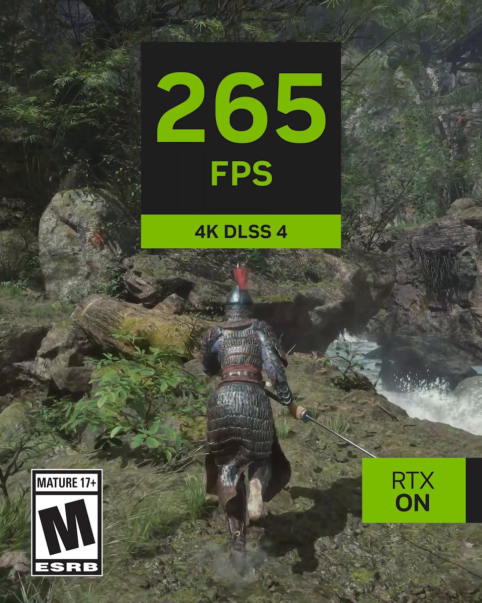 Watch our exclusive WUCHANG: Fallen Feathers #RTXOn trailer. Launching July 24th featuring DLSS 4 with Multi Frame Generation!