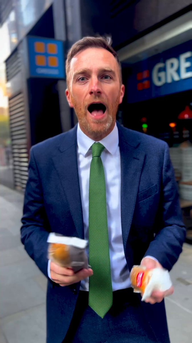 Greggs will start locking up sandwiches, soft drinks and probably multi-buy sausage rolls behind the counter. Shoplifting is out of control. I want to see prolific shoplifters locked up and face a ban, a tag or a curfew. #StopStealingOurSausageRolls