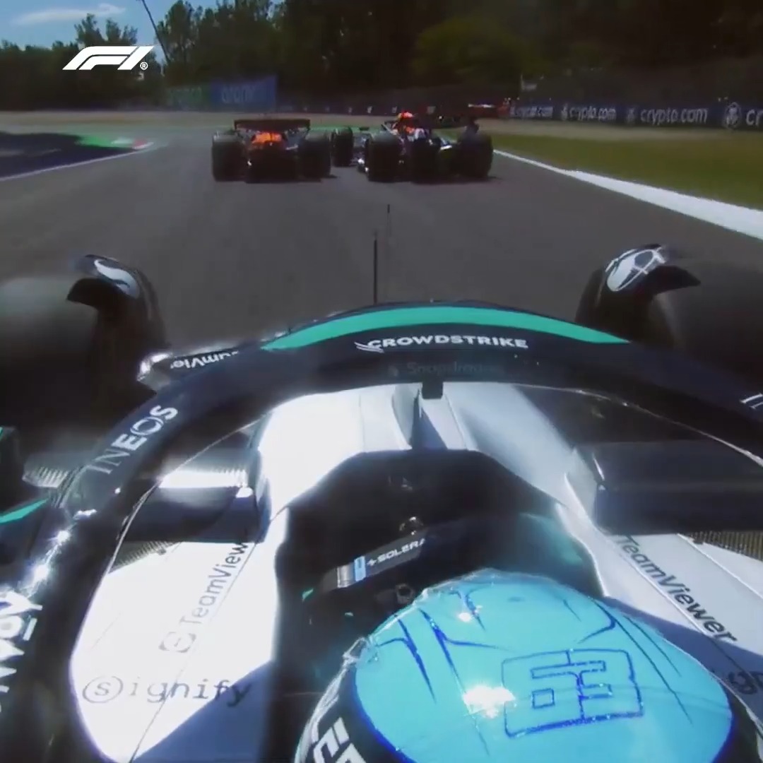 Super Max! 🤯 All the angles of *that* first lap overtake from Verstappen 🎥 #F1 #ImolaGP
