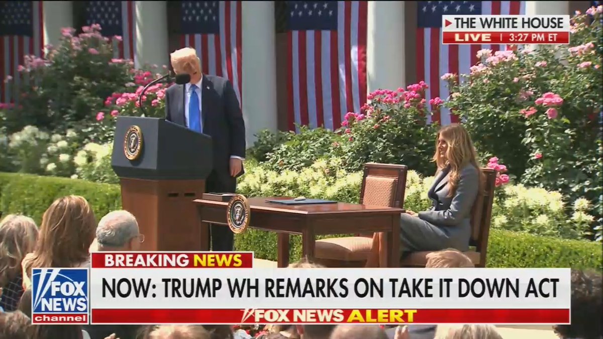 Trump to his wife: I'm not even sure you realize, a lot of the Democrats and Republicans don't get along so well. You've made them get along and she didn't even know about that. She didn't know we had a problem