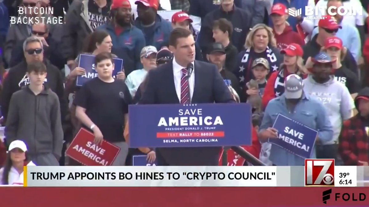 🇺🇸 President Trump's Executive Director says the United States wants to win the "space race" to accumulate as much Bitcoin as possible 🚀 America is embracing #Bitcoin 🙌