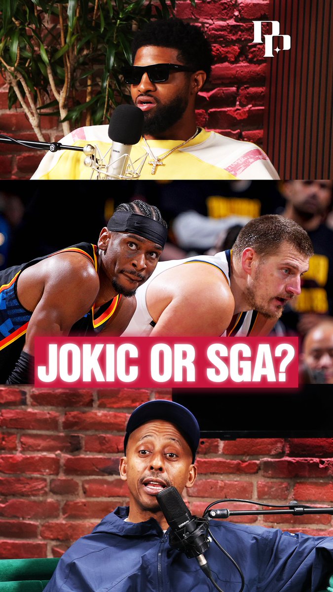 Gillie has a lot of respect for Jokic, but he's got SGA as the MVP. "Man averaged 32 ppg ... Shai lock up on defense too." Pick6