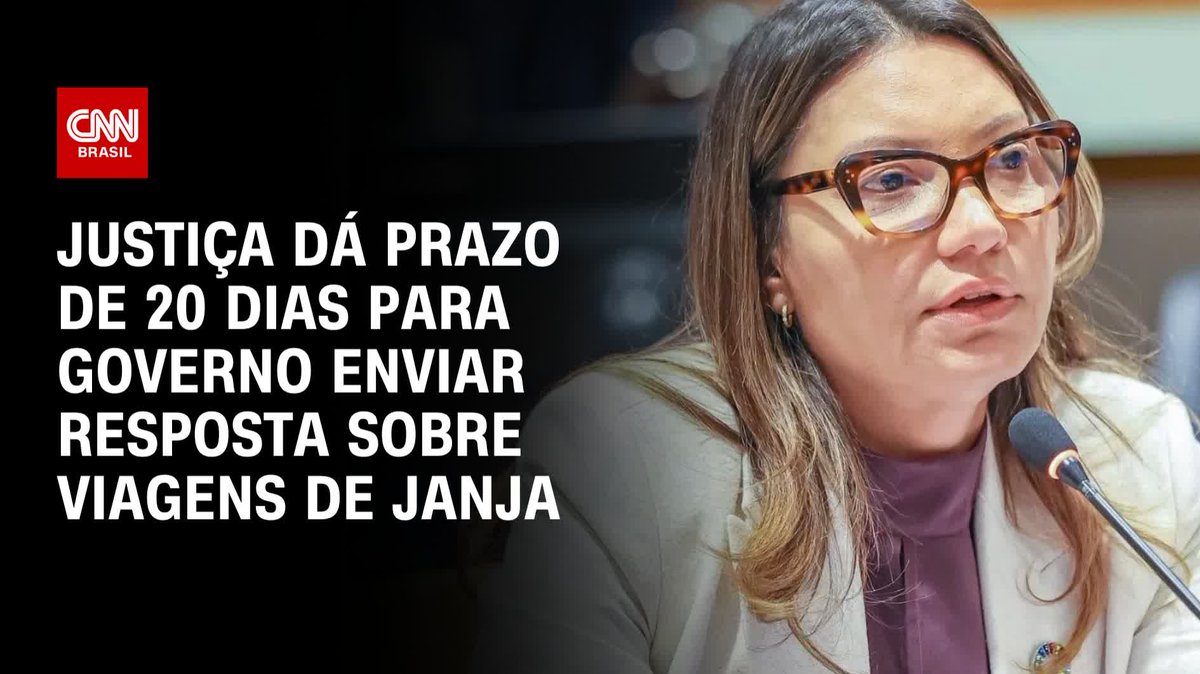 Justiça cobra governo sobre viagens de Janja; assista #CNNBrasil360