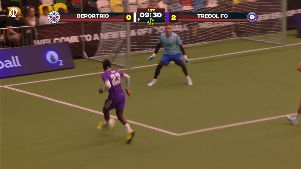 Isaac Modi doubles the lead and his season total to four goals in a Trebol FC shirt ๐