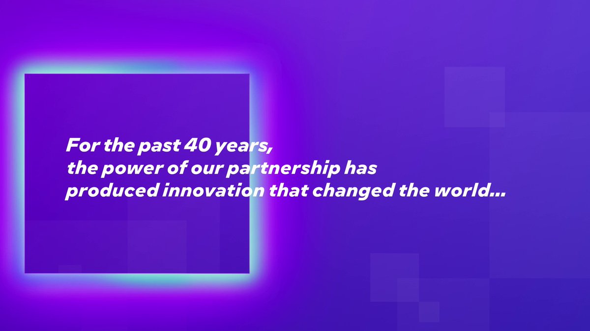 Over the past 40 years, we've seen incredible innovation sparked by brilliant minds. Thank you to everyone who has worked so hard to define the past, present, and future of our industry. #Computex2025 #Intel