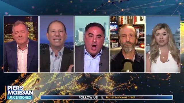 "Don’t call anyone the Third Reich when you’re starving babies!" Cenk Uygur tears into former IDF spokesman Doron Spielman in the latest Uncensored - watch more 👇 📺 Piers Morgan | @CenkUygur | Doron Spielman