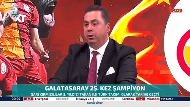 Serhan Türk: "Galatasaray, pazar günü Yenikapı’da şampiyonluğunu kutlayacak. Yarın TFF'ye resmi yazı gönderilecek."