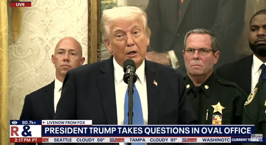Q: Did you ask Putin to meet with you? Trump: About what? Reporter: About Ukraine