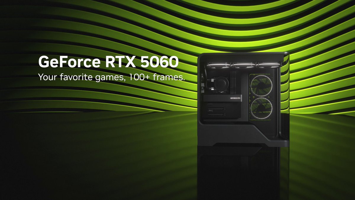 GeForce RTX 5060 GPUs are out now from our add-in-card partners, powering your favorite games at 100+ frames. To celebrate we will spotlight partner cards and games over the coming days giving you multiple chances to WIN... Comment #GeForceRTX5060 for a chance to WIN the latest generation of RTX!
