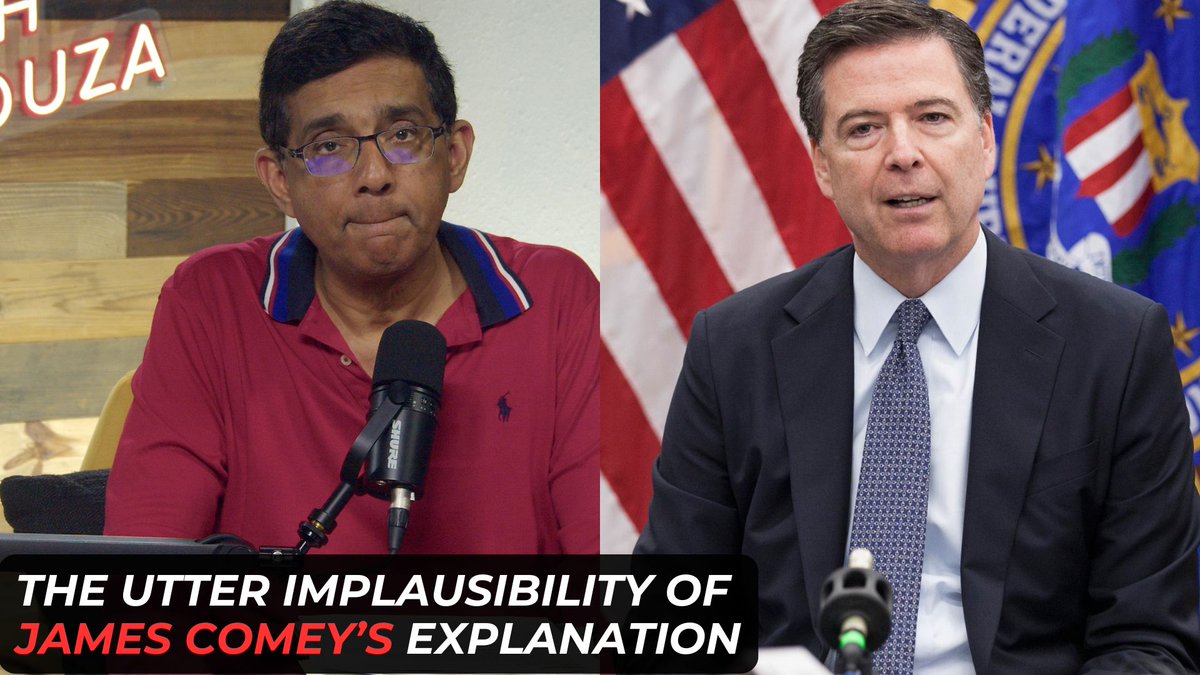 I discuss why former FBI Director James Comey’s explanation of his '86 47' social media post is so implausible.