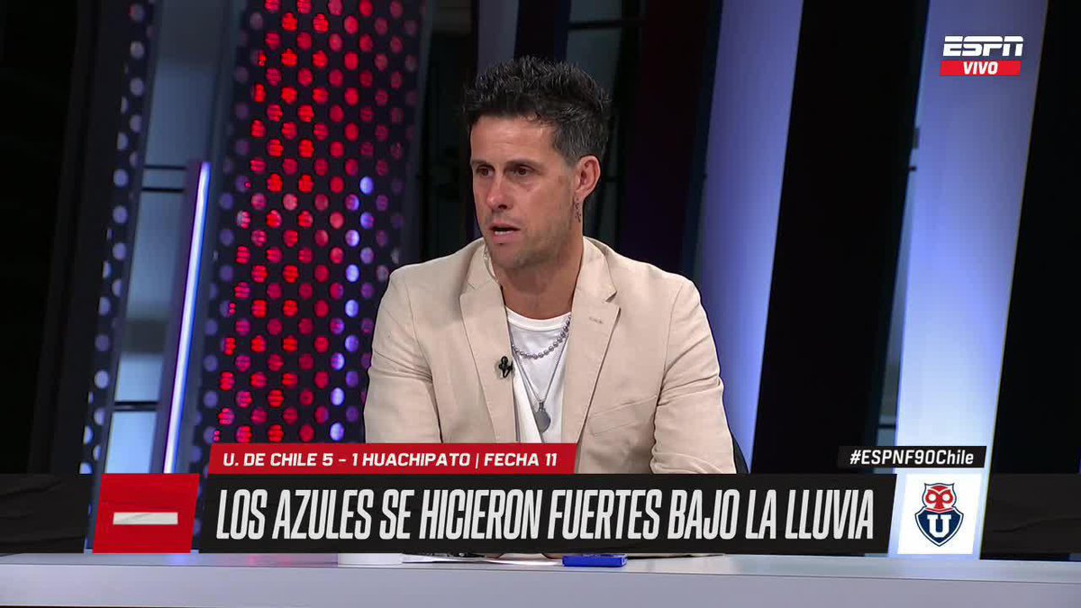 "HOY, FUTBOLÍSTICAMENTE, #UDECHILE ES EL MEJOR EQUIPO, NO CABE LA MENOR DUDA" #ESPNF90Chile Diego Rivarola analizó el presente del Chuncho y lo exhibido ante #Huachipato: "Lo del primer tiempo de ayer no me sorprendió, pero fue de lo mejor que vi este año".