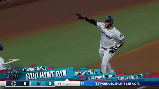 Back-to-back homers to start the game for the Miami Marlins! ๐ช
