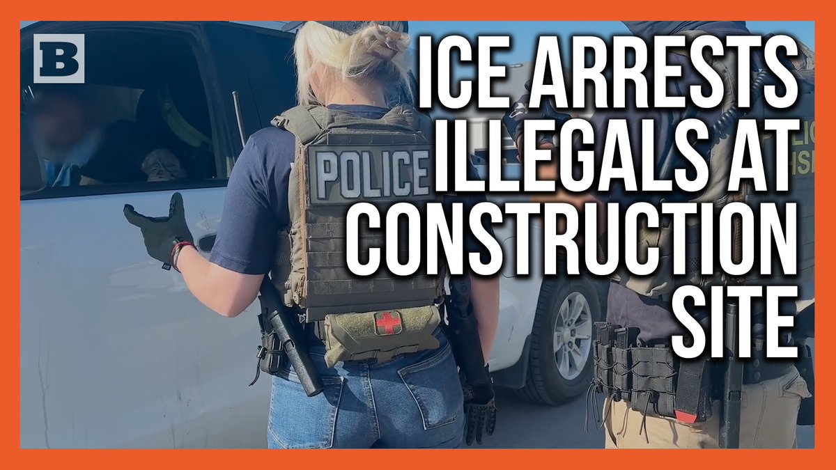 ICE agents walk onto a construction site and arrest illegals