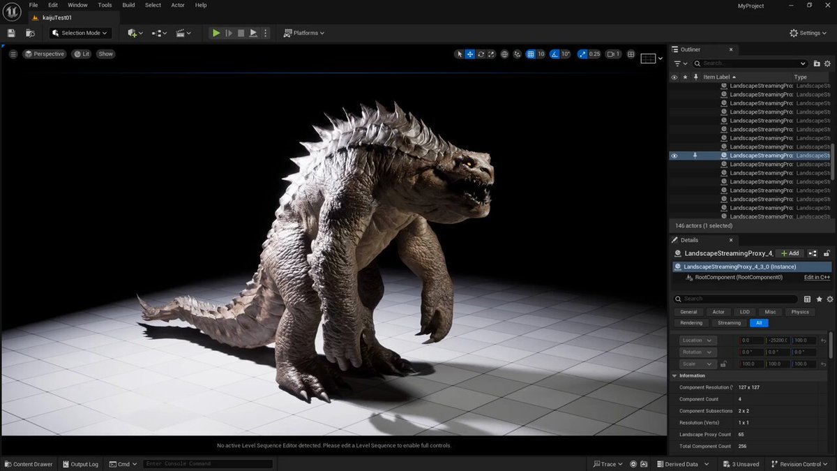 The model in UE5