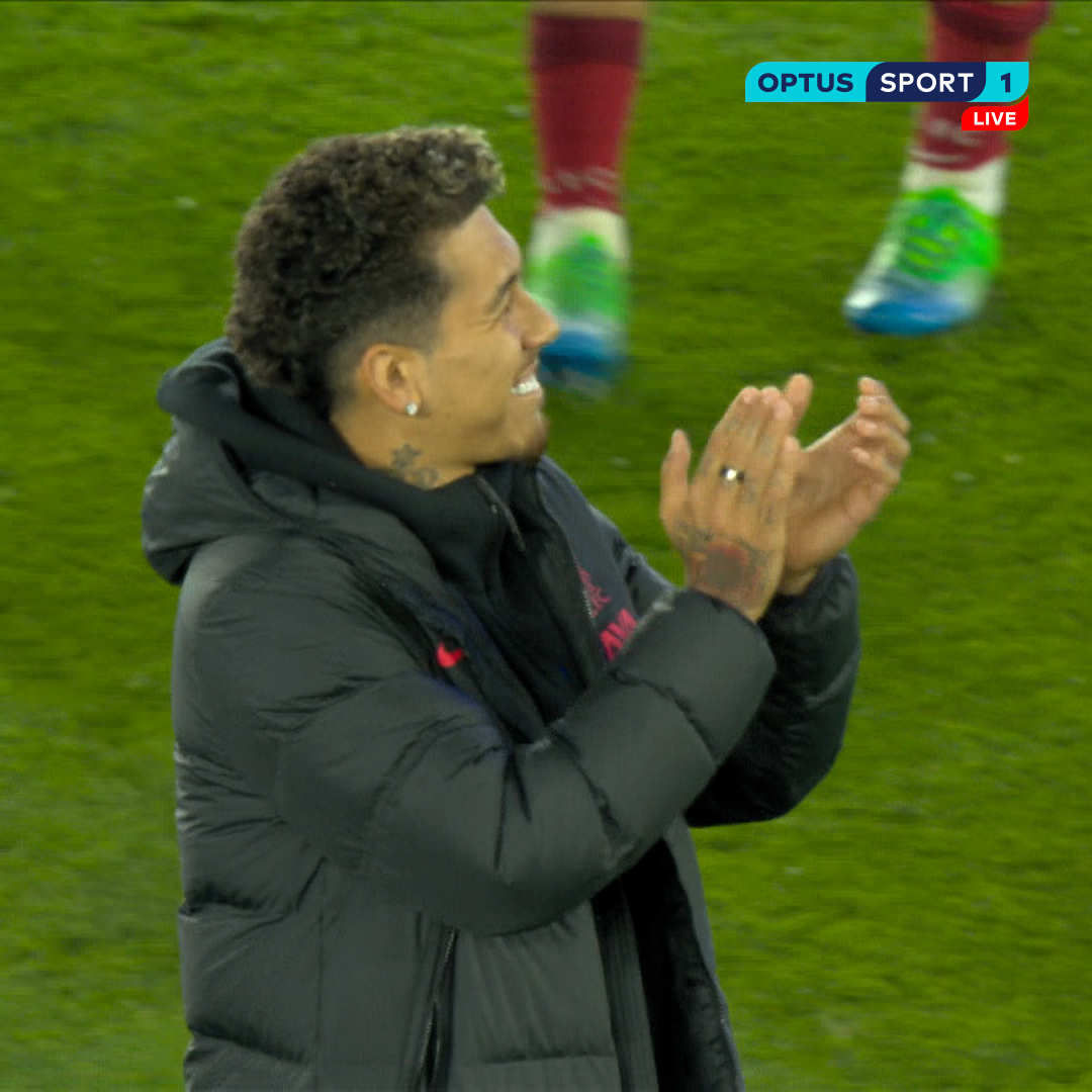Firmino with his last away end ❤️