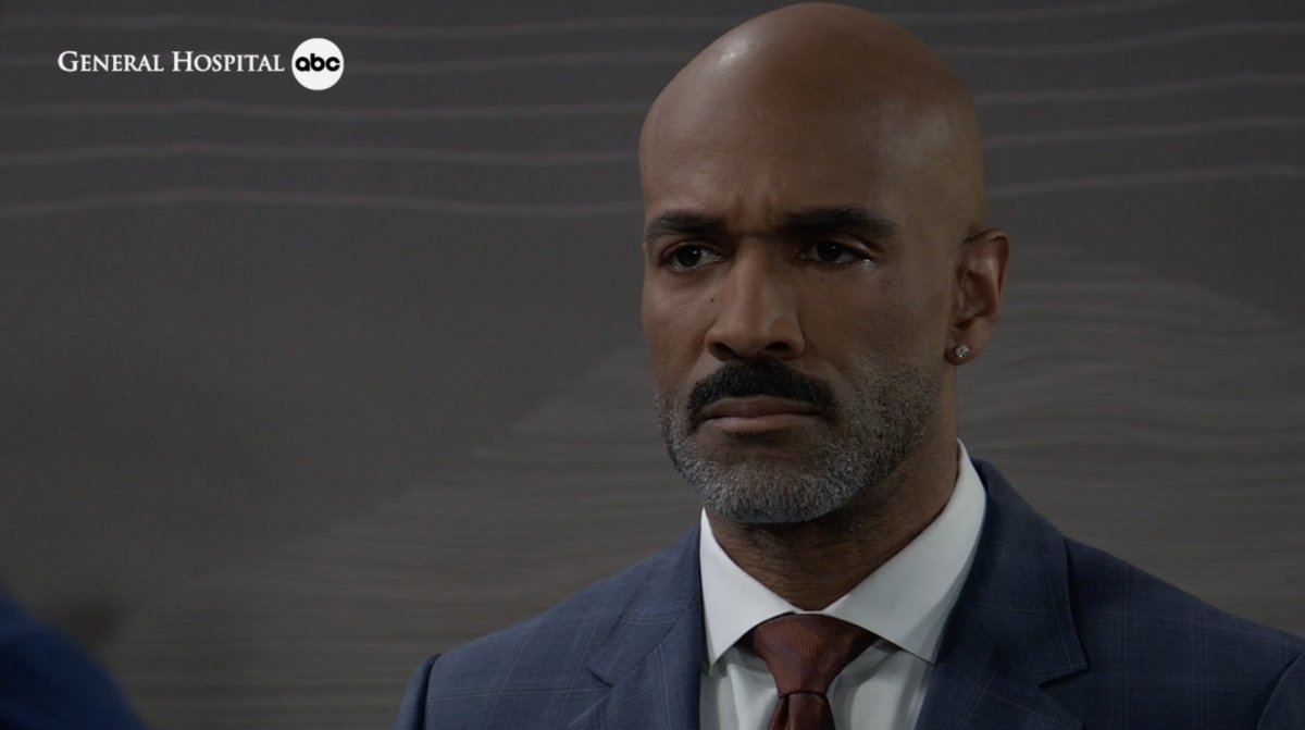 WATCH: Drew gets cocky as he vaguely brings Curtis up to speed on his blackmail of Portia. #GH