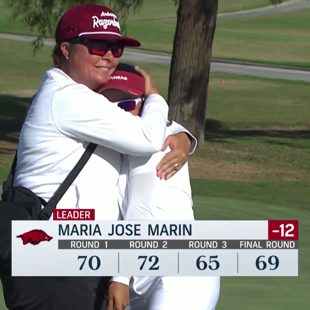 Maria Jose Marin is the Women's Division I Individual Golf National CHAMPION! 🏆 Arkansas Women's Golf
