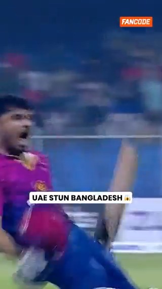 🚨 HISTORY AT SHARJAH 🚨 - UAE DEFEATED BANGLADESH IN A THRILLING T20I 🤯 Chase down 206 runs in the final over.