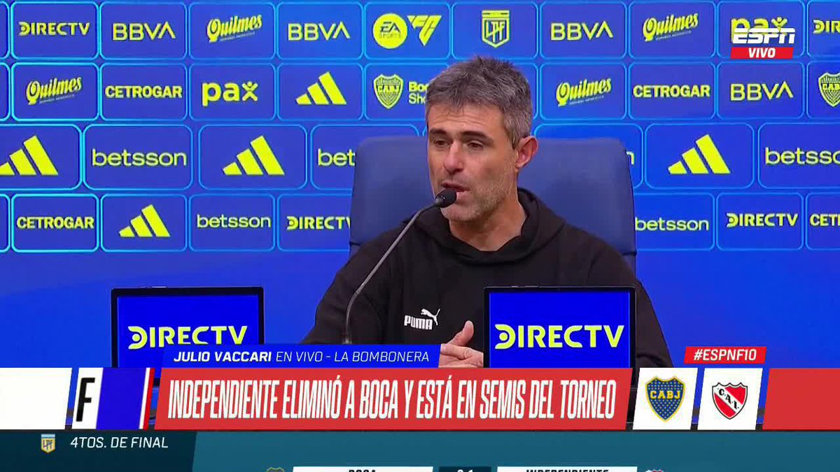 #Independiente 🗣️"Todos los equipos son candidatos. Menos Boca y Racing je" declaró relajado 'El Sabio' Vaccari