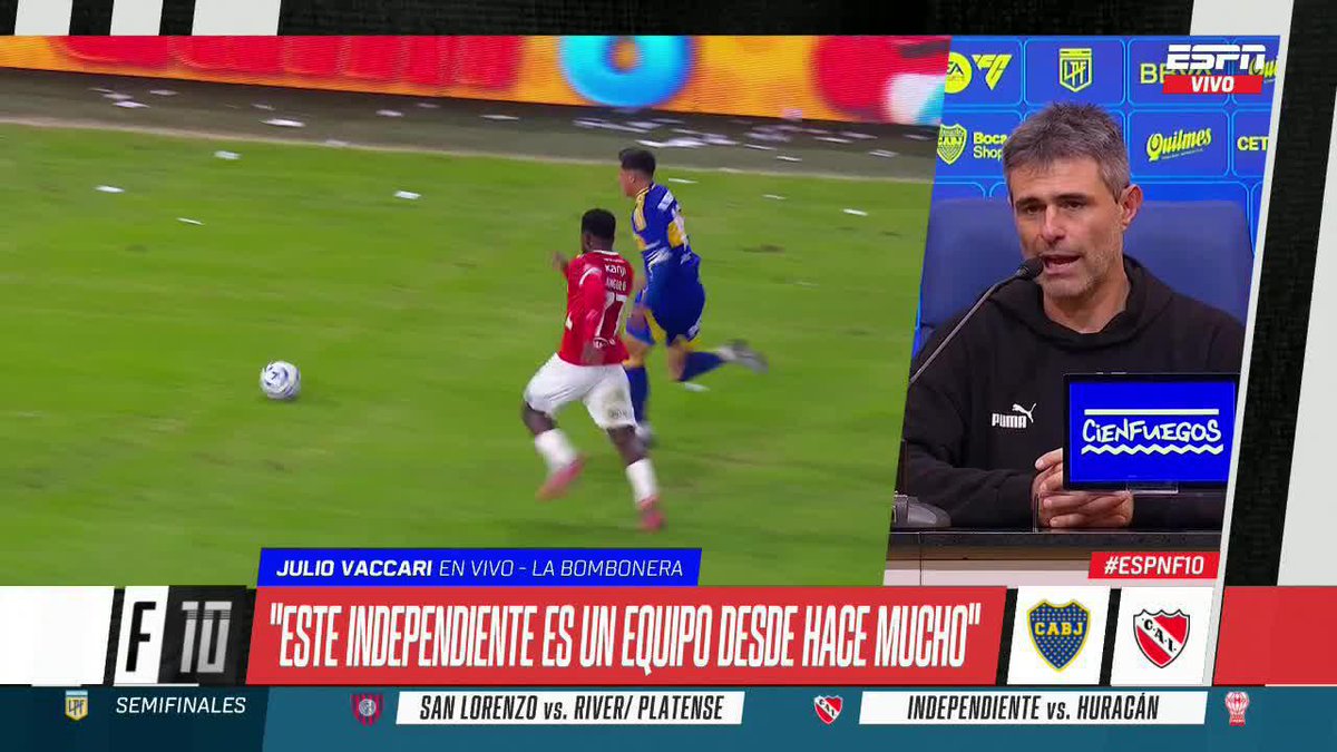 #Independiente 🗣️"Lo de Lomónaco no deja de sorprenderme. Le digo 'Vienen dos. Soltala!'. El tipo es un dibujito animado" dijo extasiado el Sabio Vaccari.