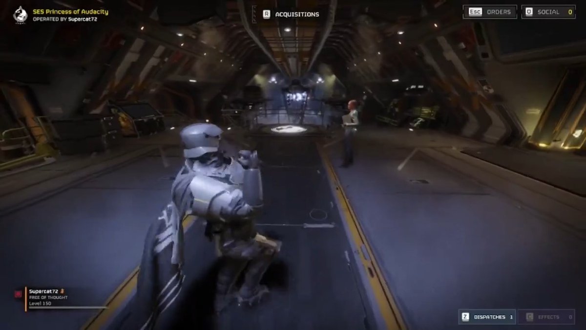There is a glitch in Helldivers 2 that lets you walk like... this. 🎥: u/Supercat-72