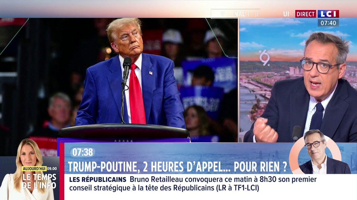 « Trump-Poutine, 2 heures d'appel... pour rien ? » ▶️ L'édito de FRANCOIS CLEMENCEAU