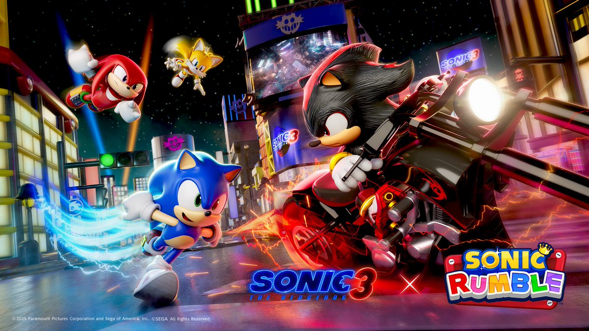 Get ready! ⚡ Shadow is taking over Tokyo and it’s up to us to stop him! Join the time-limited Sonic 3 Movie Crossover Event and defend Shibuya Crossing to unlock Movie Shadow for free! 📌 Your Tokyo Mission begins May 22nd. #SonicMovie3XSonicRumble And don’t worry, you are not missing out! This Crossover Event will return after Global launch 🤝