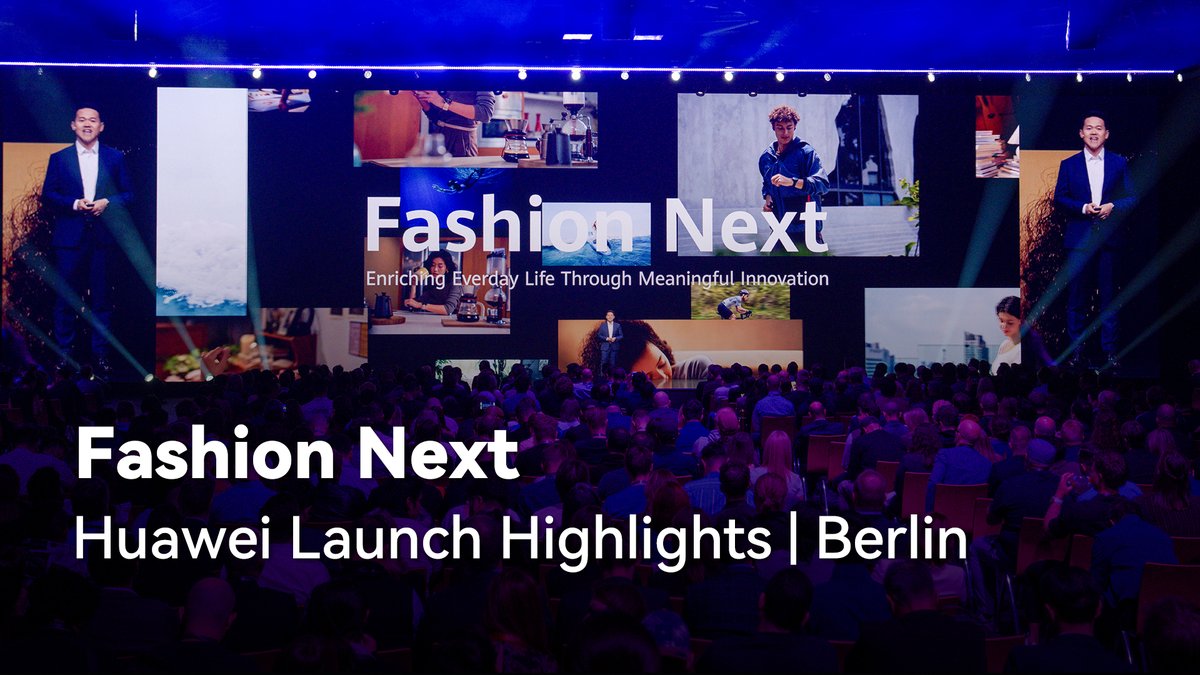 Pushing the boundaries of innovation, shaping the future. Relive the #HUAWEI Innovative Product Launch 2025 highlights in Berlin and discover how our latest lineup inspires modern living. #FashionNext #HuaweiLaunch
