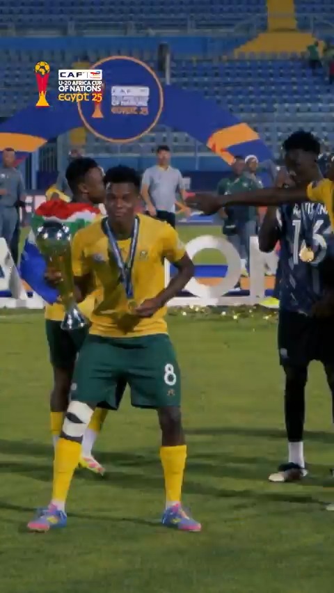 The joy doesn’t fade. 🌟 Relive the moment Amajita lifted the #TotalEnergiesAFCONU20 trophy. 🏆🇿🇦