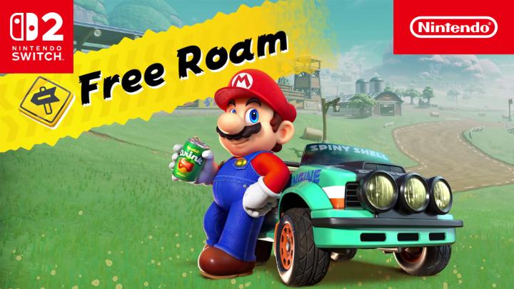 Go wherever your heart desires in #MarioKartWorld! In Free Roam, you can drive virtually everywhere and explore to the very edge of the world. No roads? No problem!