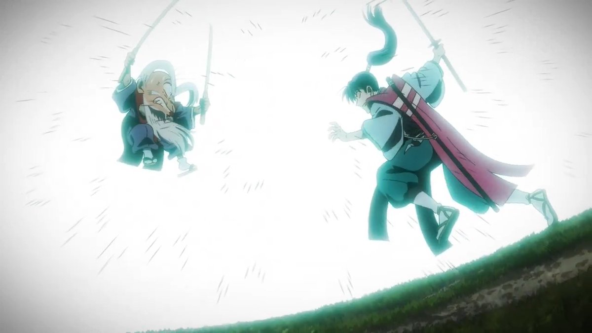◥◣✧ 切り抜き #YAIBA ✧◢◤ 第7話「小次郎復活」から 武蔵と小次郎のバトルシーンを公開⚔️⚡️ 毎週土曜夕方5時30分〜放送中📺 読売テレビ・日本テレビ系全国ネットにて ※一部地域を除く #YAIBAヤバイ
