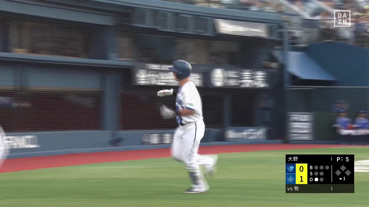夕日に向かって 試合開始の轟砲 牧秀悟 先制ホームラン ⚾プロ野球 (2025/5/20) 🆚DeNA×中日 📱Live on DAZN #オレをみろ #baystars