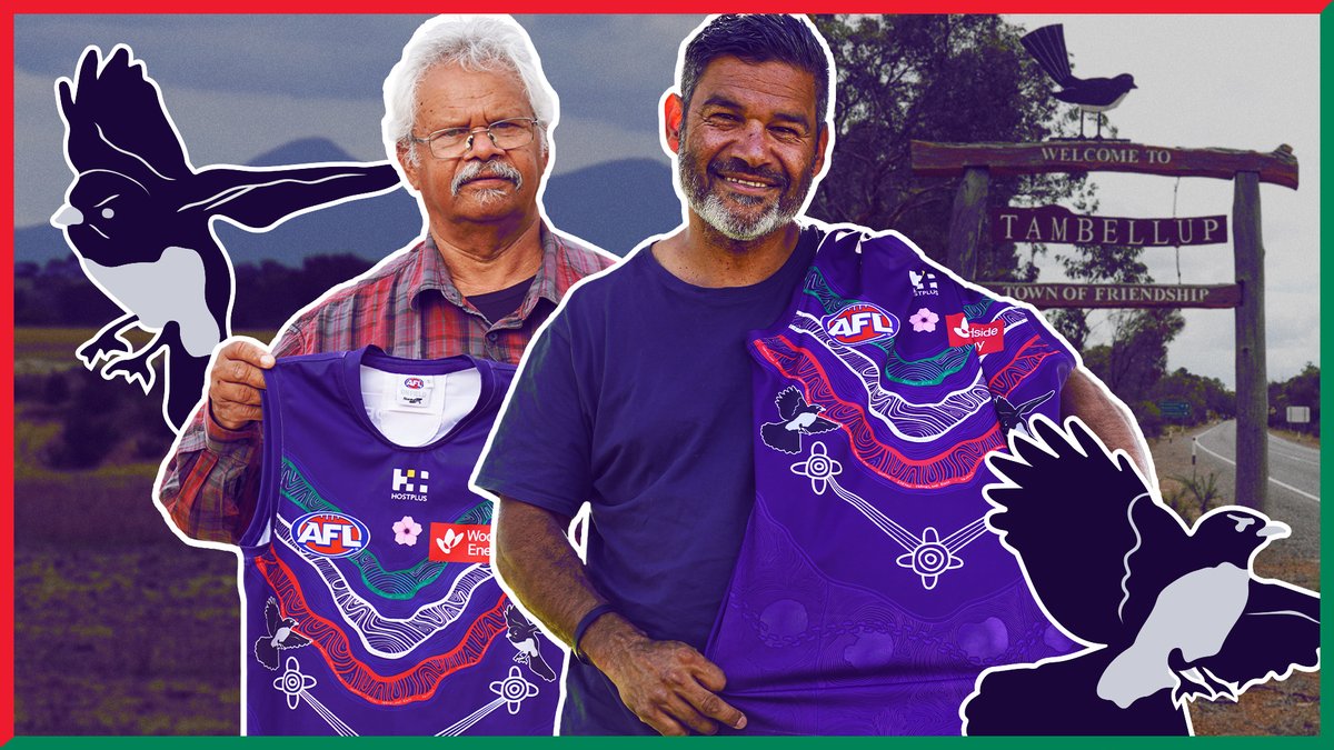 the one they call the wizard, Jeff Farmer ๐ we are so proud to present the story of this year's Indigenous jumper - the story of one of the game's greats. #KalyakoorlWalyalup