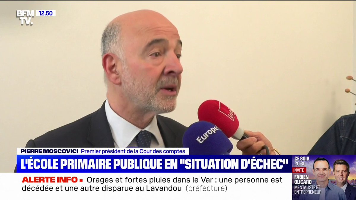 💬 "Une situation d'échec" ➡ Un rapport de la Cour des comptes pointe le "niveau des élèves inacceptable" à l'école primaire