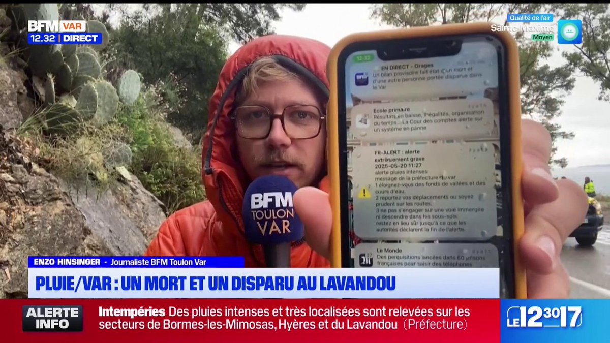 💬"Si vous souhaitez vous rendre à Cavalière, il vous faudra faire un détour de plus de 2 heures" La départementale 559 est barrée à cause d'un pont qui menace de s'effondrer et coupe l'accès entre le Lavandou et Cavalière