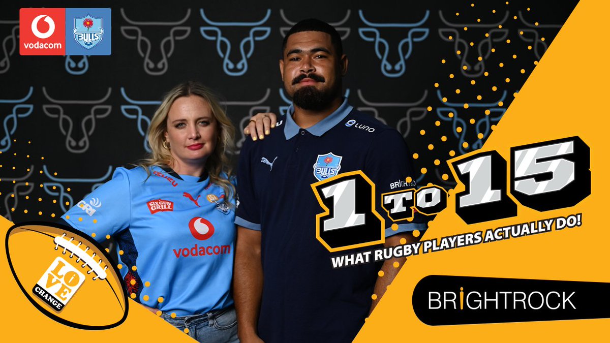 Try catch Vodacom Official Blue Bulls wing, Stravino Jacobs, if you can! As a left wing, it’s no secret he has a need for speed and a flair for scoring breathtaking tries. But what else does he do on the field? Our host, Cato Louw, finds out! #LoveChange #TruetotheBlue