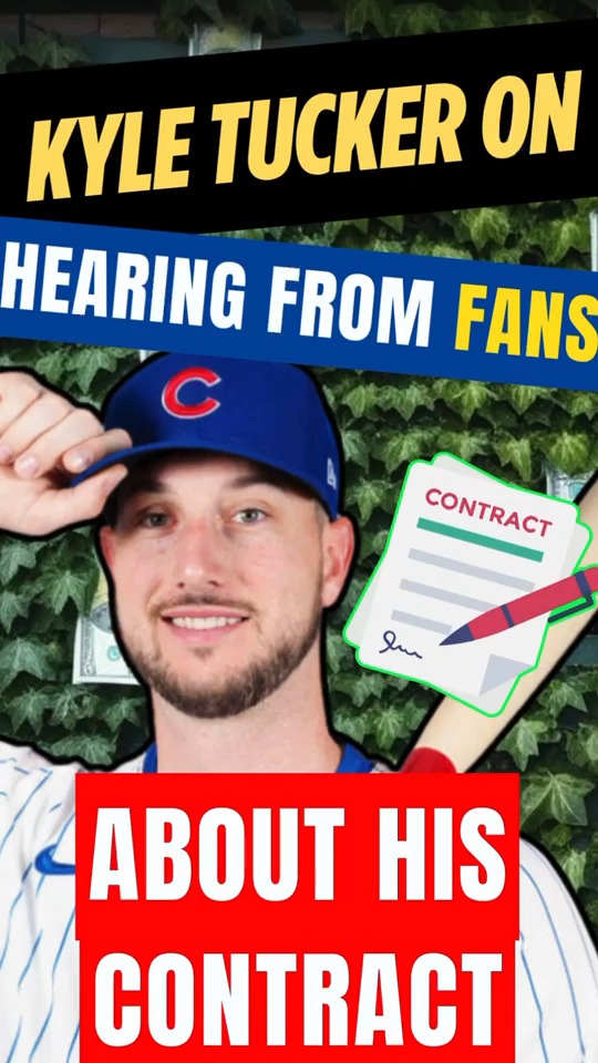 CUBS RF KYLE TUCKER ON HIS CONTRACT: "I DO hear it from the fans" FULL STORY: brought to you by Samuel Adams Beer Carmen DeFalco Jesse Rogers