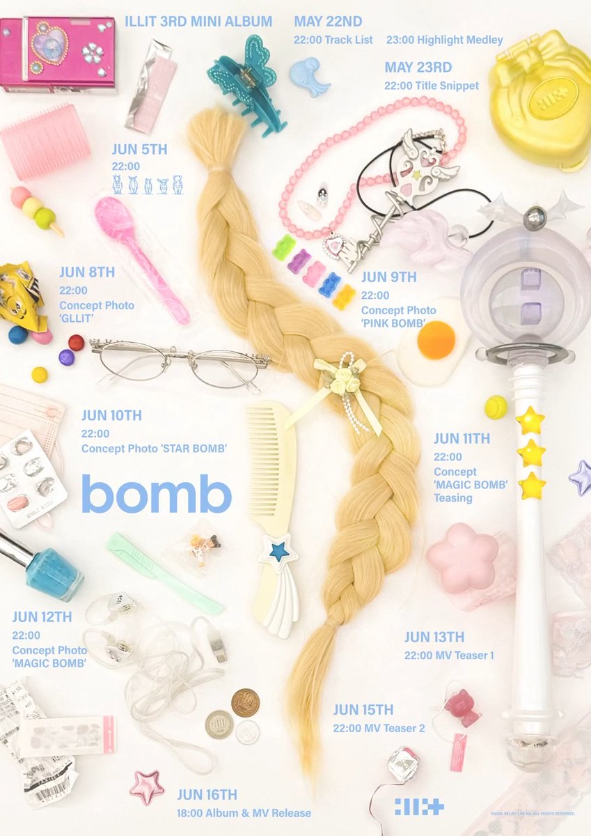 #ILLIT ‘bomb’ Promotion Calendar #아일릿 #ILLIT_bomb