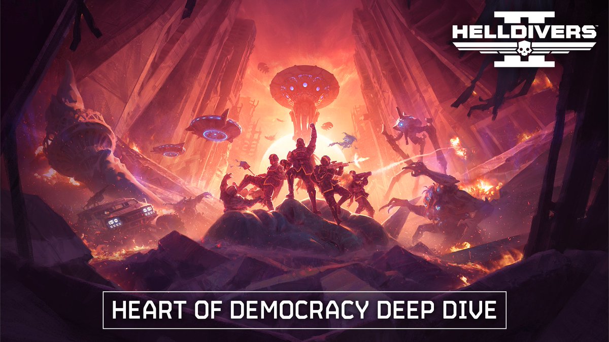 Dive into the latest Major Update - Heart of Democracy. Join us as we take a closer look at new content additions, including: new "Cities" biome, new missions, Illuminate enemy types and weapon progression systems.