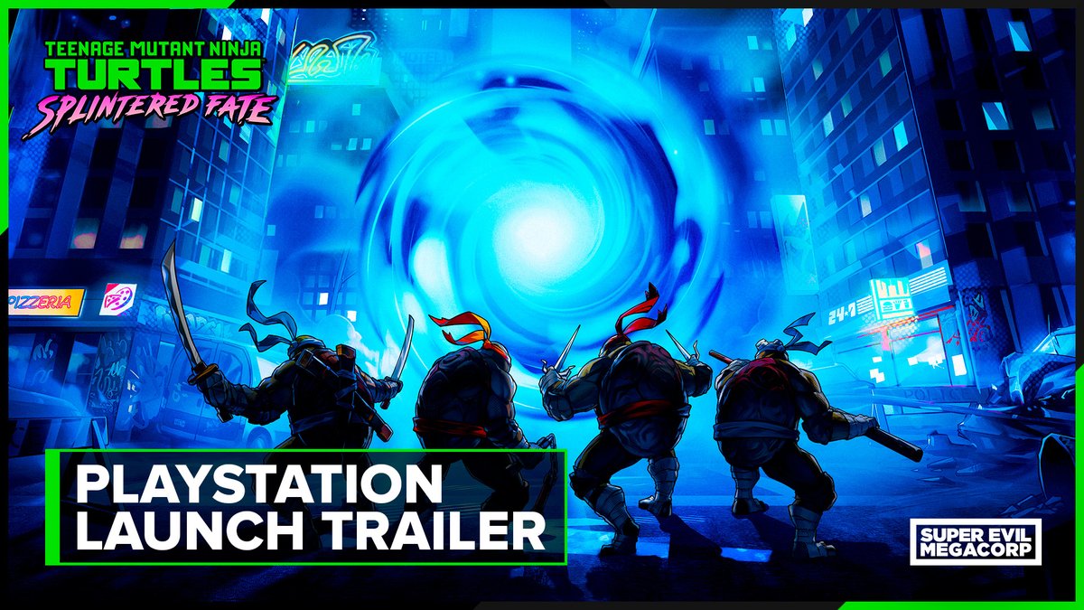 The radical co-op adventure - Teenage Mutant Ninja Turtles: Splintered Fate is now available on PS5 and PS4. 🐢 🔮 To celebrate, grab the Casey Jones DLC for FREE until June 3rd. Don’t miss out! #TMNTSplinteredFate