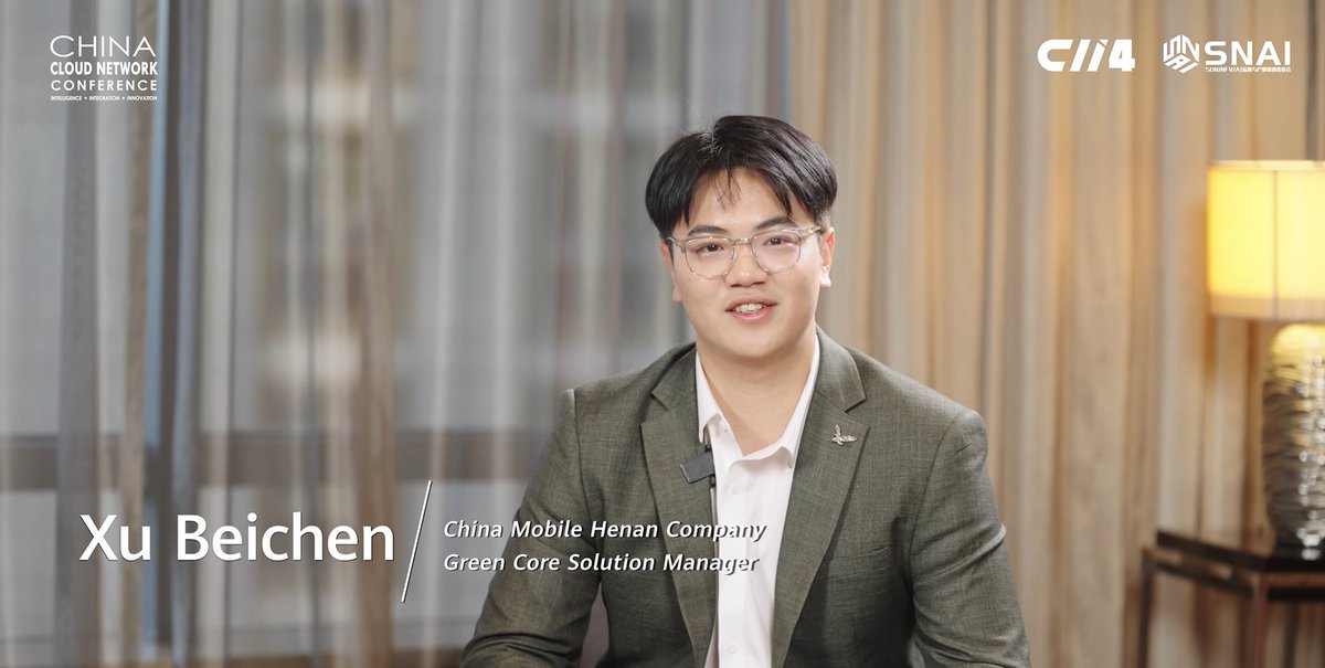 AI-powered efficiency for telecom! ⚡ China Mobile's Green Core solution leverages #AI to optimize #telco power consumption—driving sustainability without service compromise. Hear insights from Xu Beichen, Solution Manager at China Mobile Henan! More at: